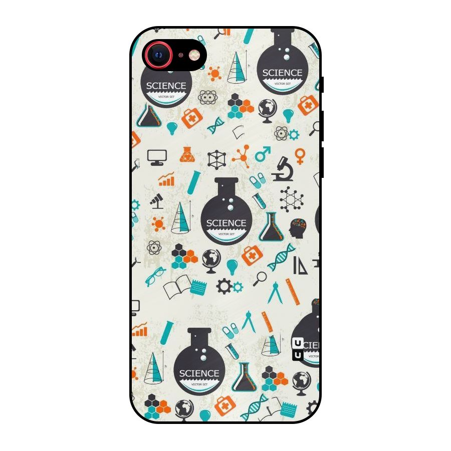 Science Side Metal Back Case for iPhone SE 2022