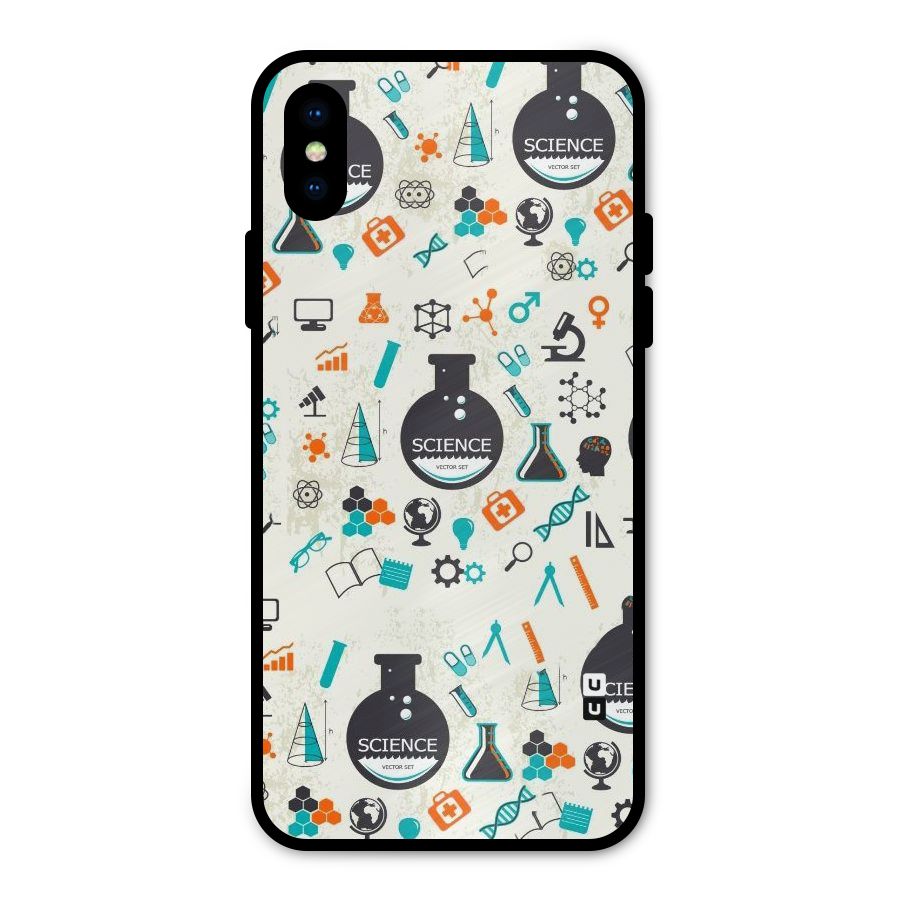 Science Side Metal Back Case for iPhone XS