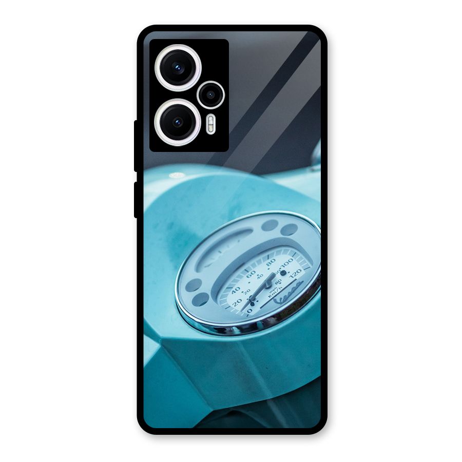Scooter Meter Glass Back Case for Poco F5