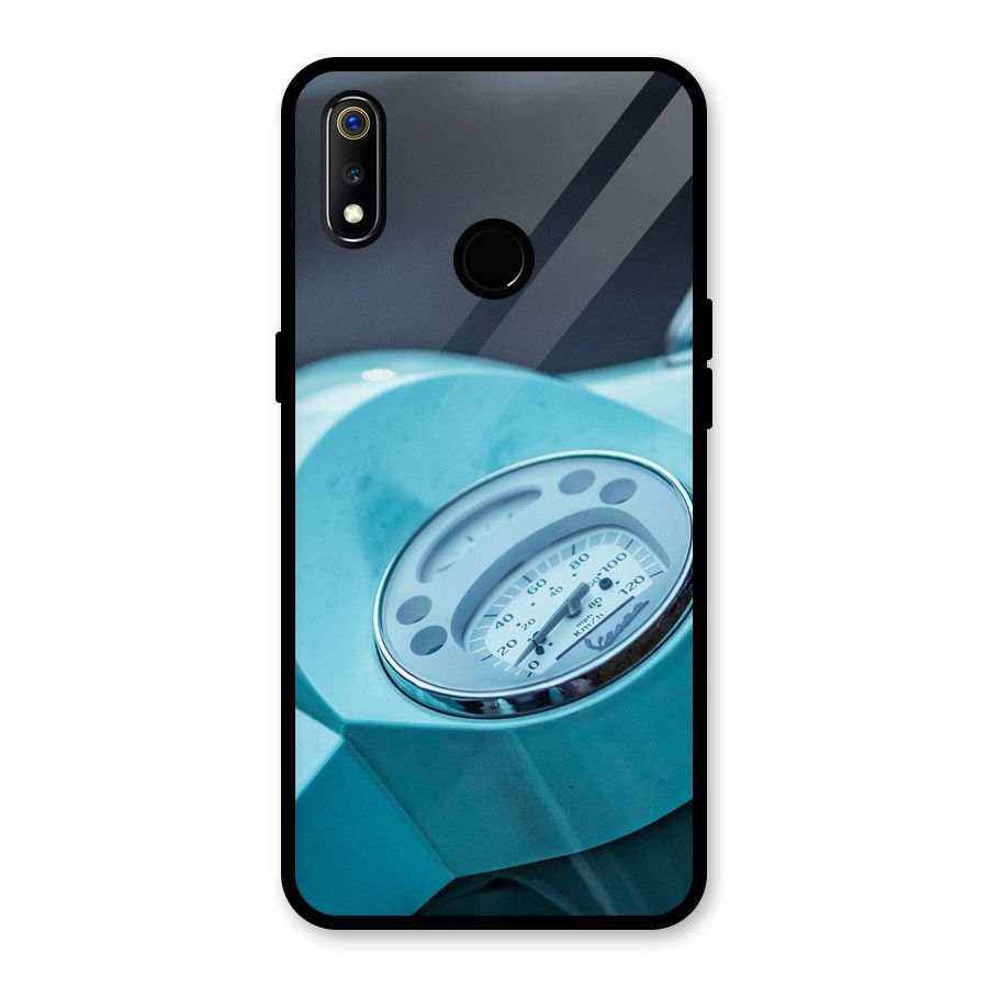 Scooter Meter Glass Back Case for Realme 3i