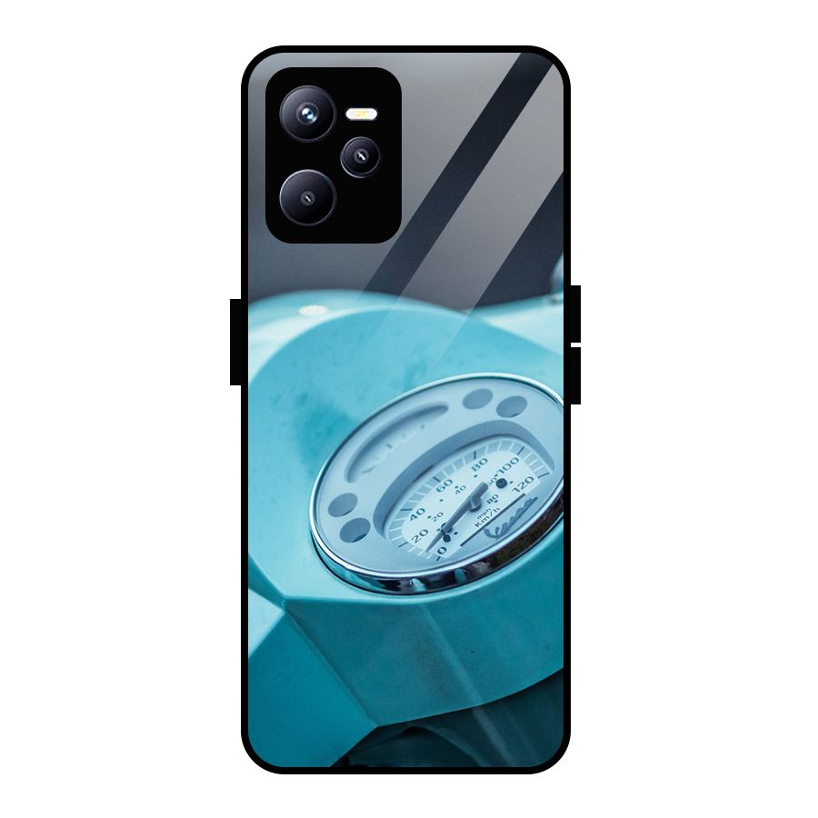 Scooter Meter Glass Back Case for Realme C35