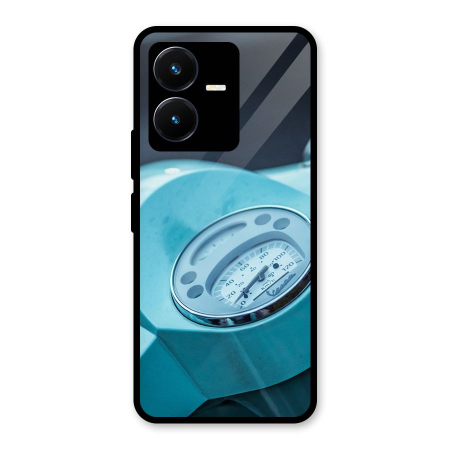 Scooter Meter Glass Back Case for Vivo Y22s