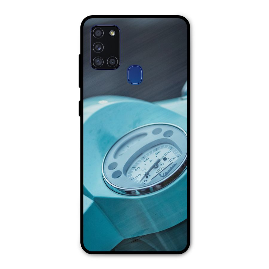 Scooter Meter Metal Back Case for Galaxy A21s