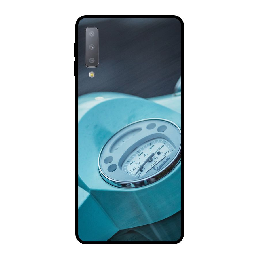 Scooter Meter Metal Back Case for Galaxy A7 (2018)