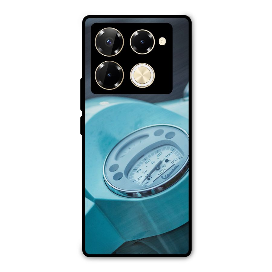 Scooter Meter Metal Back Case for Infinix Note 40 Pro