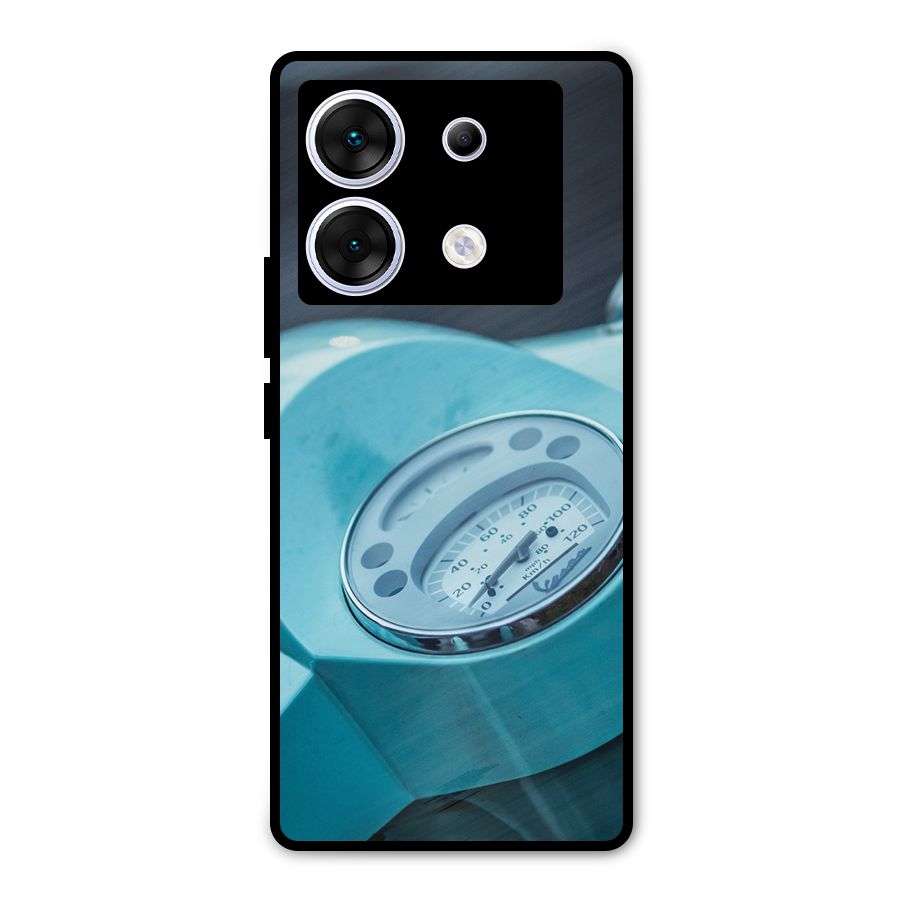 Scooter Meter Metal Back Case for Infinix Zero 30 5G