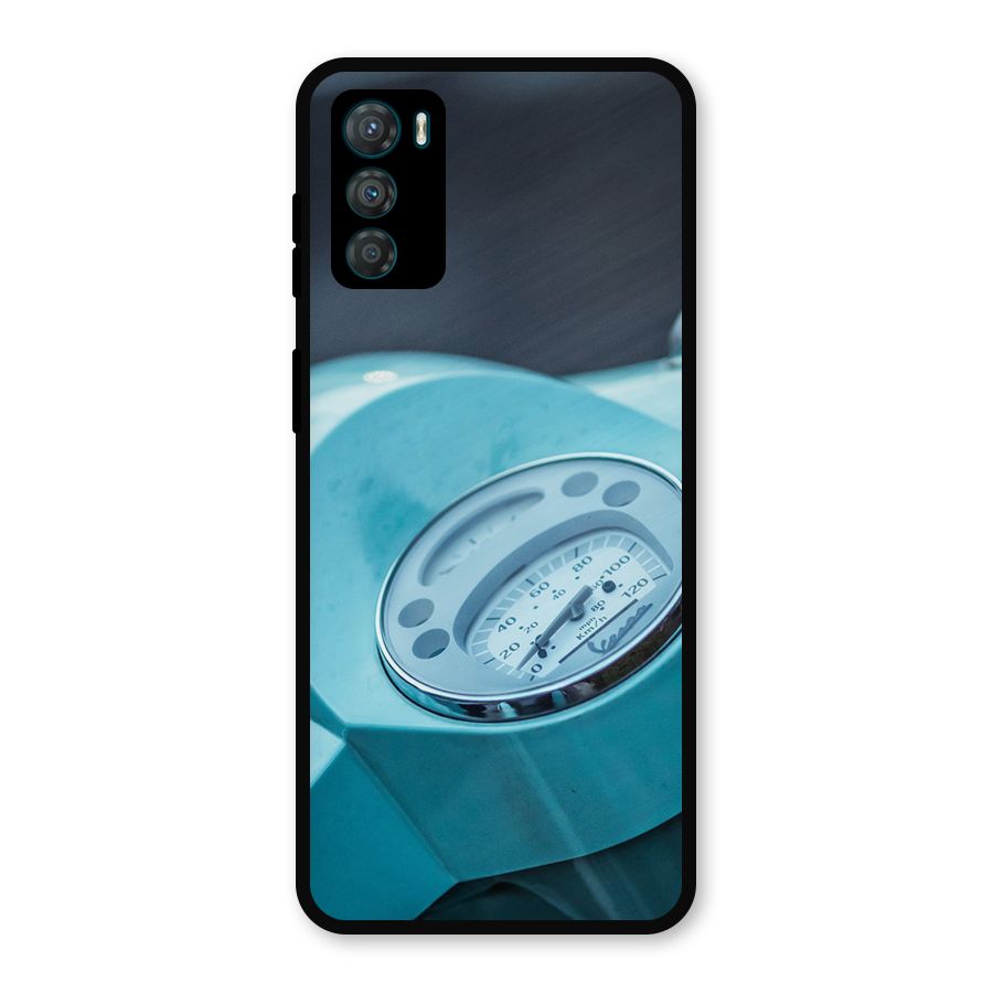 Scooter Meter Metal Back Case for Moto G42