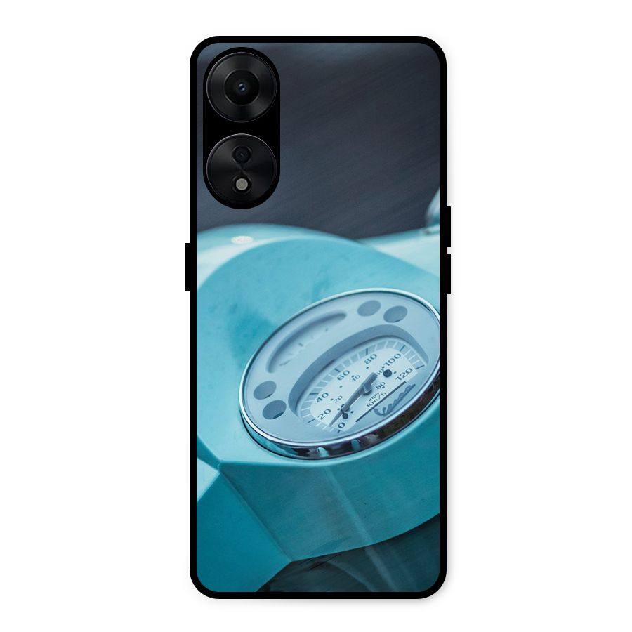 Scooter Meter Metal Back Case for Oppo A78 5G