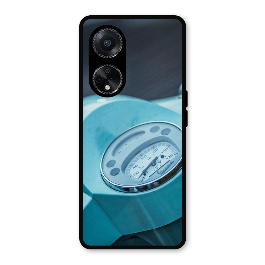 Scooter Meter Metal Back Case for Oppo F23