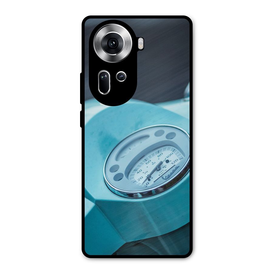 Scooter Meter Metal Back Case for Oppo Reno11 5G