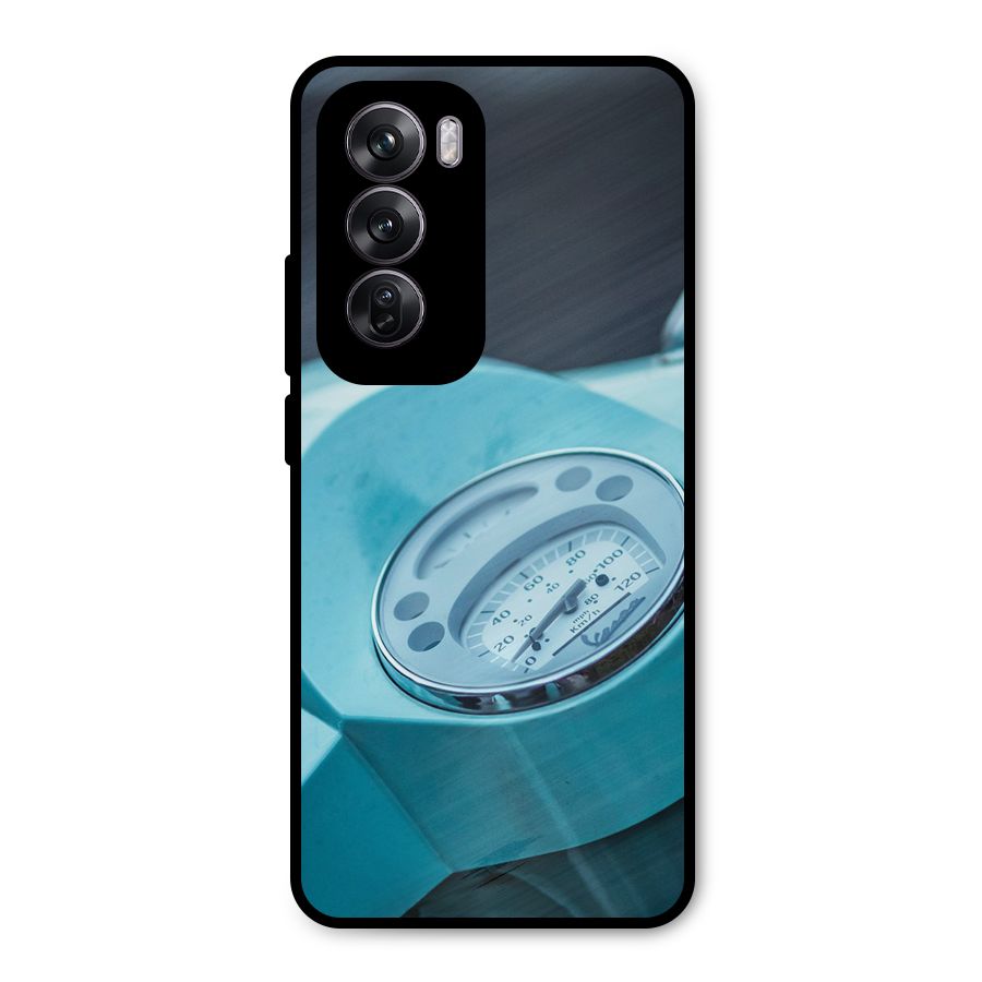 Scooter Meter Metal Back Case for Oppo Reno12 Pro