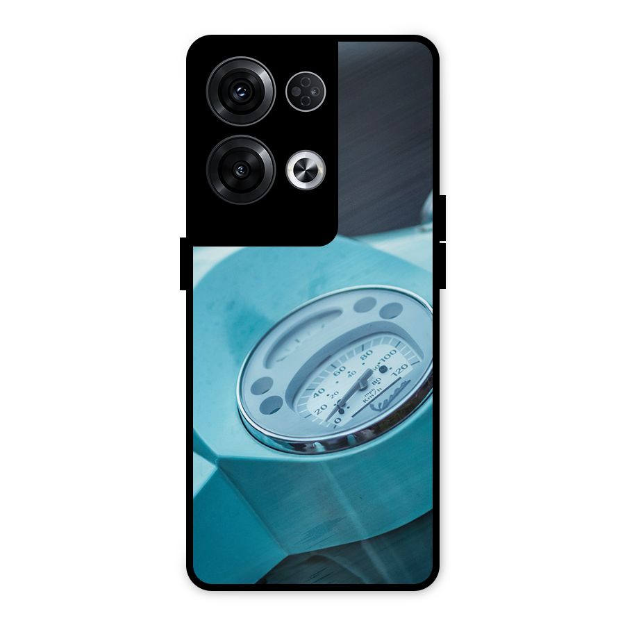 Scooter Meter Metal Back Case for Oppo Reno8 Pro 5G
