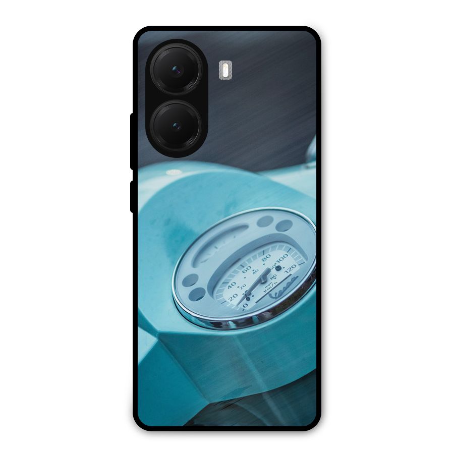 Scooter Meter Metal Back Case for Poco X7 Pro