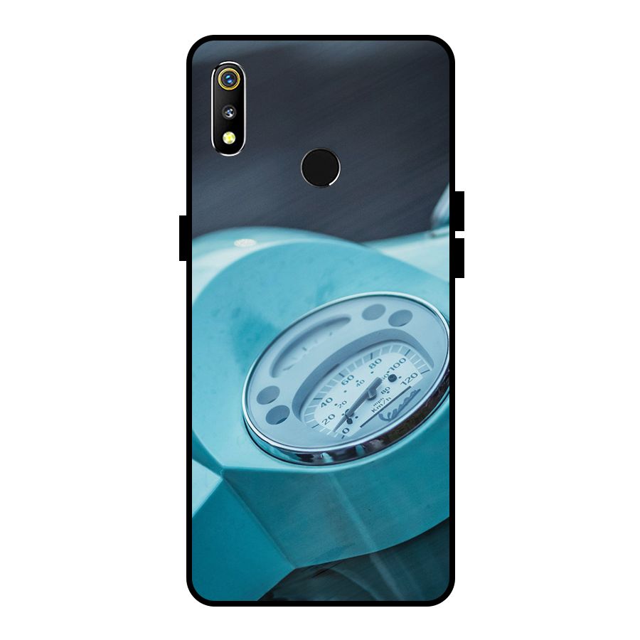 Scooter Meter Metal Back Case for Realme 3i