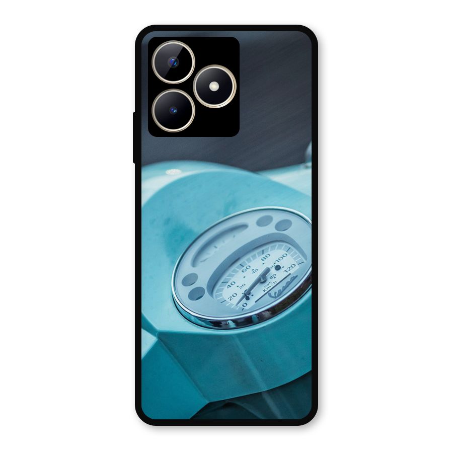 Scooter Meter Metal Back Case for Realme C53