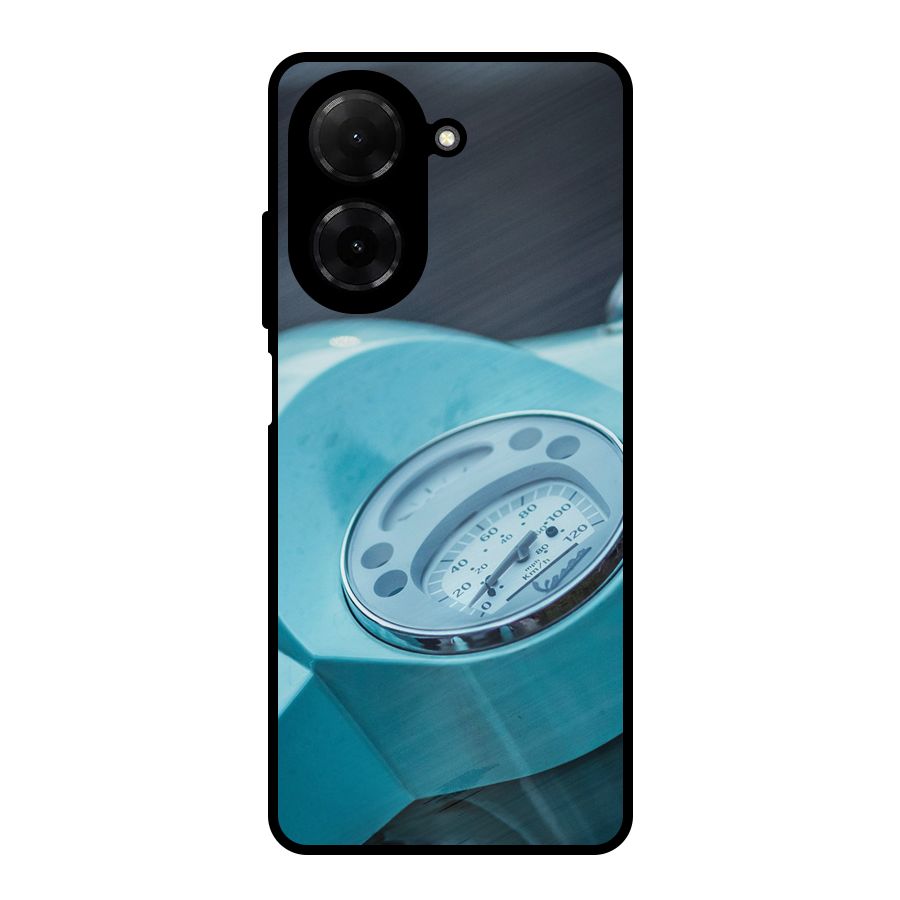 Scooter Meter Metal Back Case for Redmi A5 4G