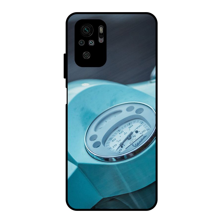 Scooter Meter Metal Back Case for Redmi Note 10S