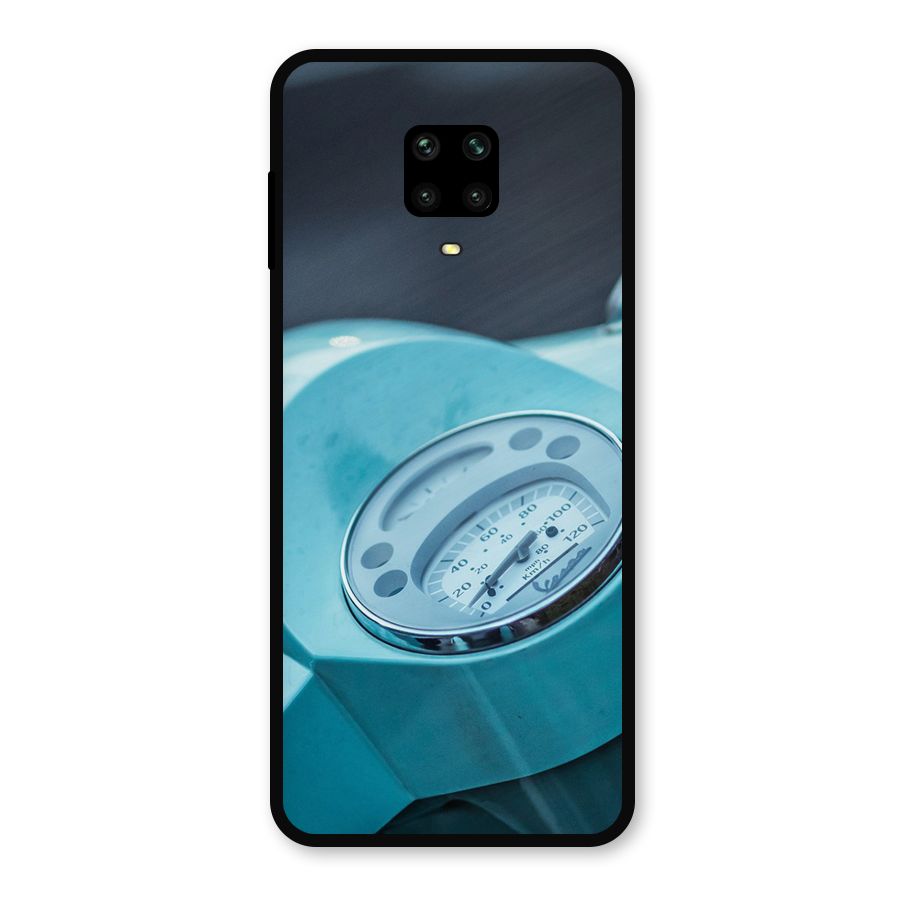 Scooter Meter Metal Back Case for Redmi Note 10 Lite
