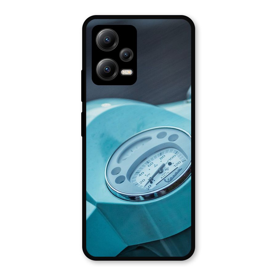 Scooter Meter Metal Back Case for Redmi Note 12 5G