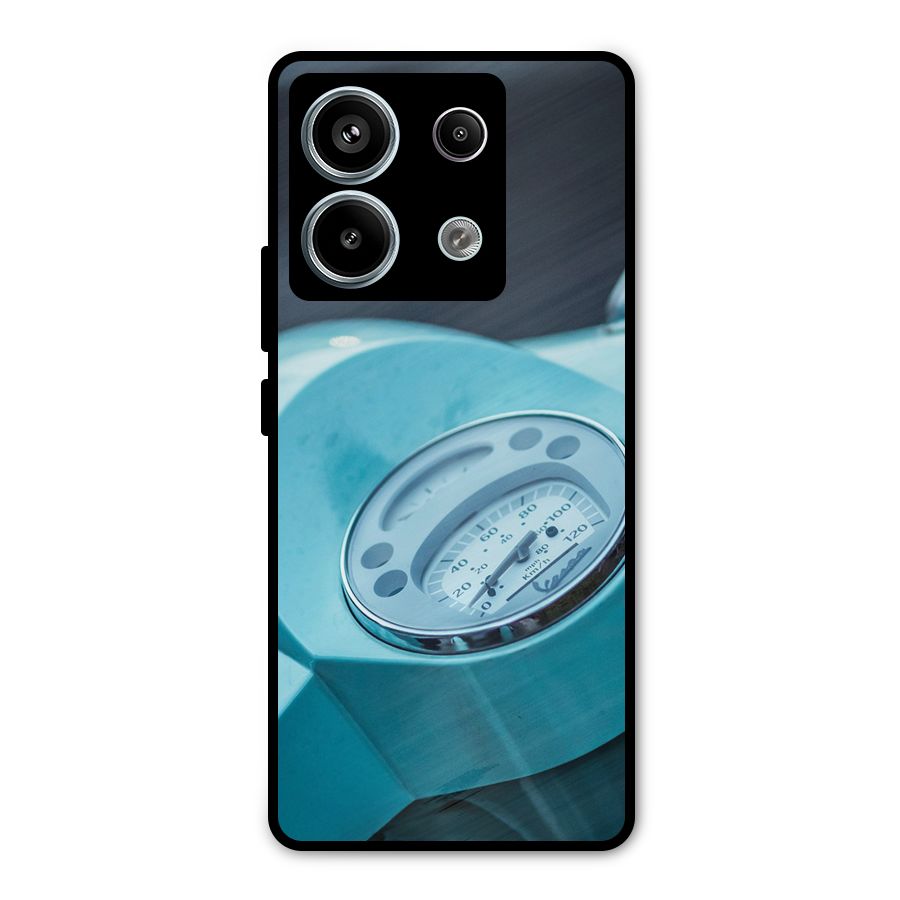 Scooter Meter Metal Back Case for Redmi Note 13 Pro 5G