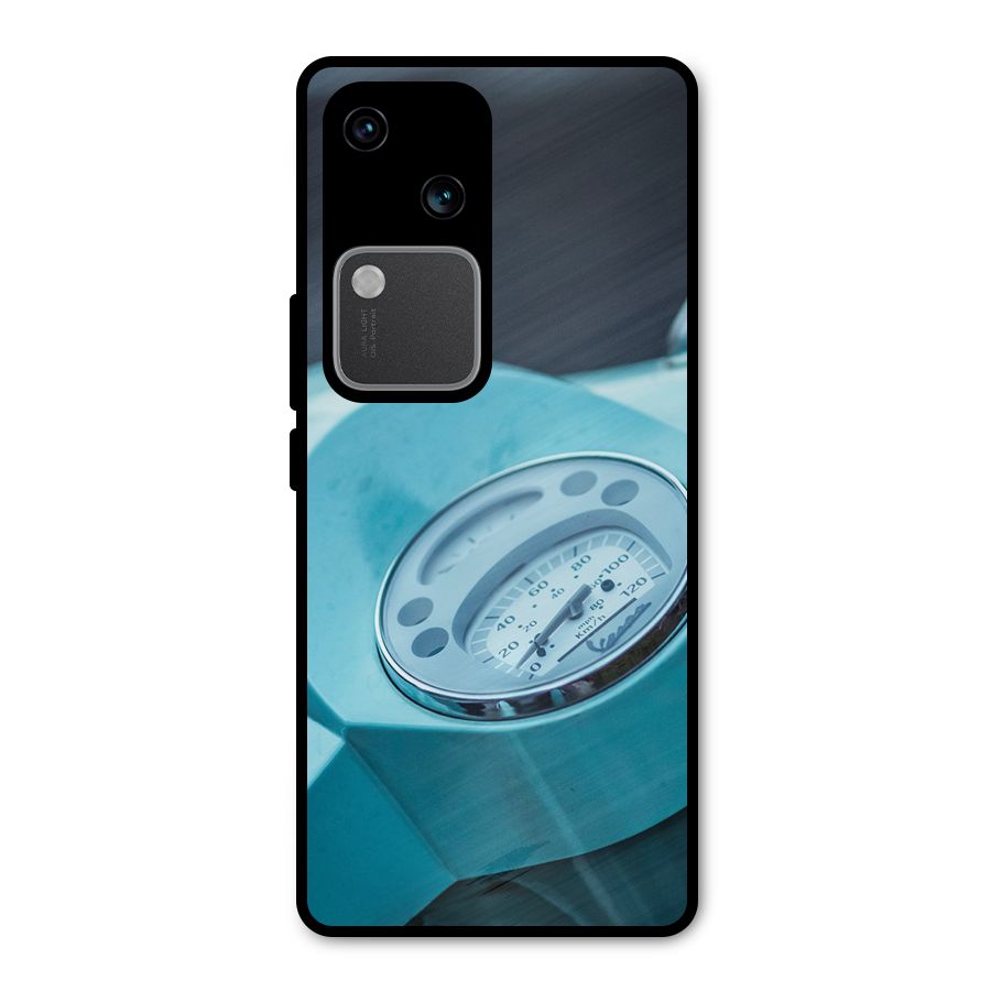 Scooter Meter Metal Back Case for Vivo V30
