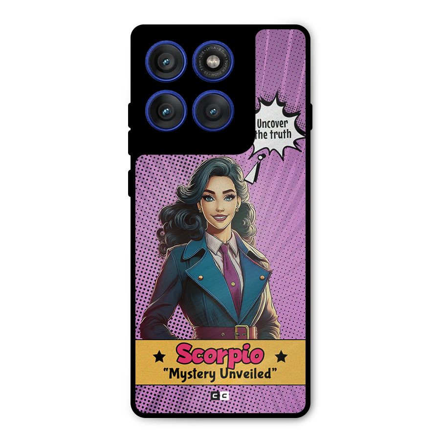 Scorpio Mystery Metal Back Case for Motorola Edge 60 Pro