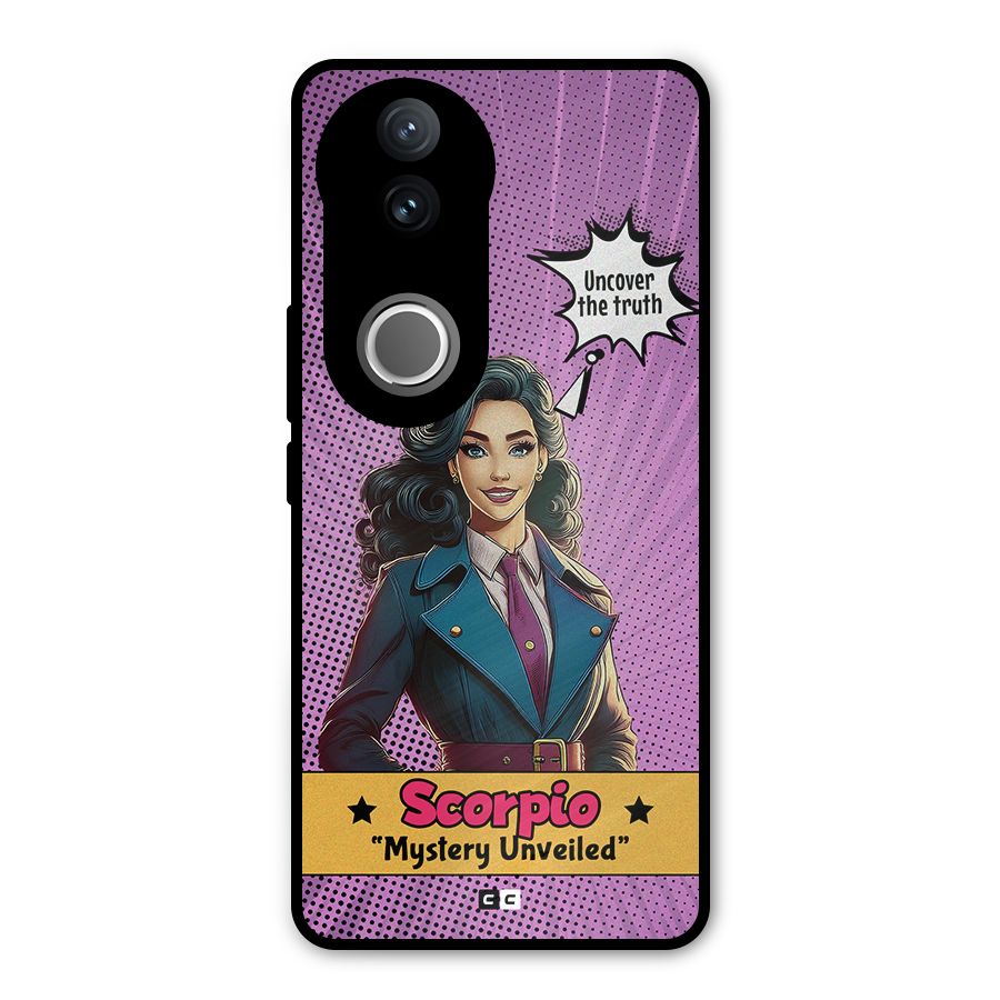 Scorpio Mystery Metal Back Case for iQOO Z10R