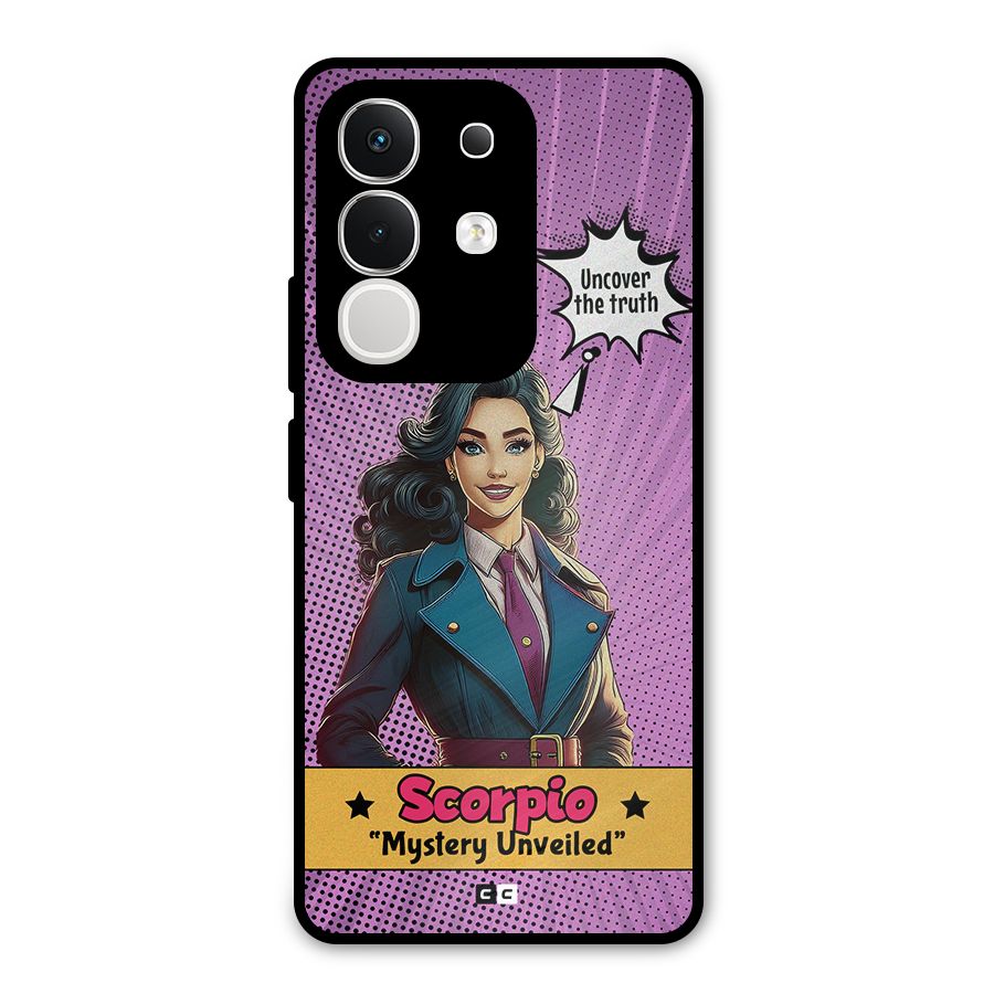 Scorpio Mystery Metal Back Case for iQOO Z10x