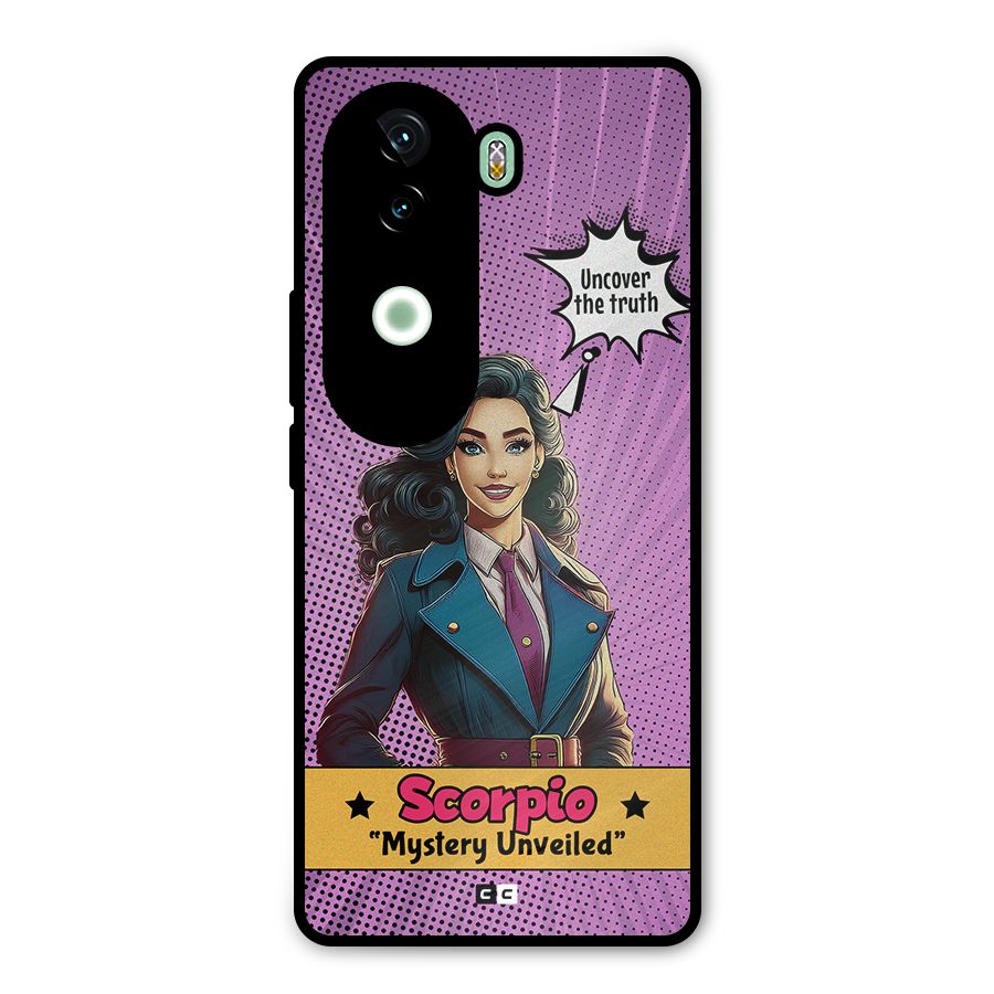 Scorpio Mystery Metal Back Case for iQOO Z9s