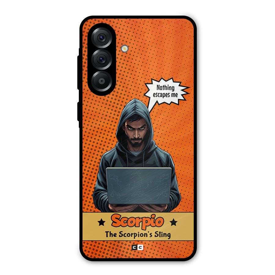 Scorpio Warning Metal Back Case for Galaxy A56