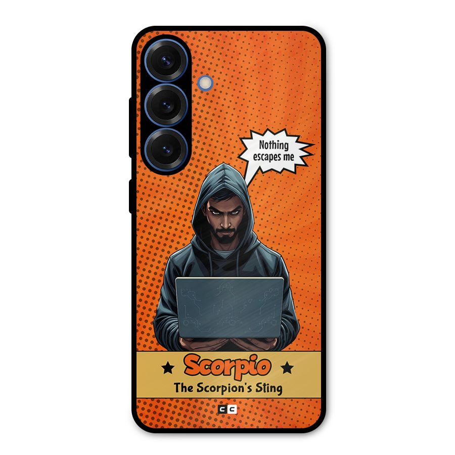 Scorpio Warning Metal Back Case for Galaxy S25