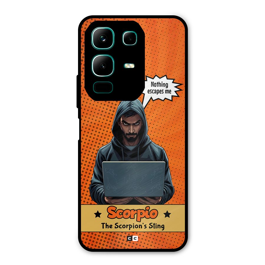 Scorpio Warning Metal Back Case for Infinix Note 50x