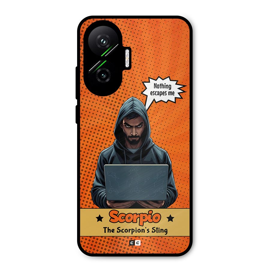 Scorpio Warning Metal Back Case for Poco F7