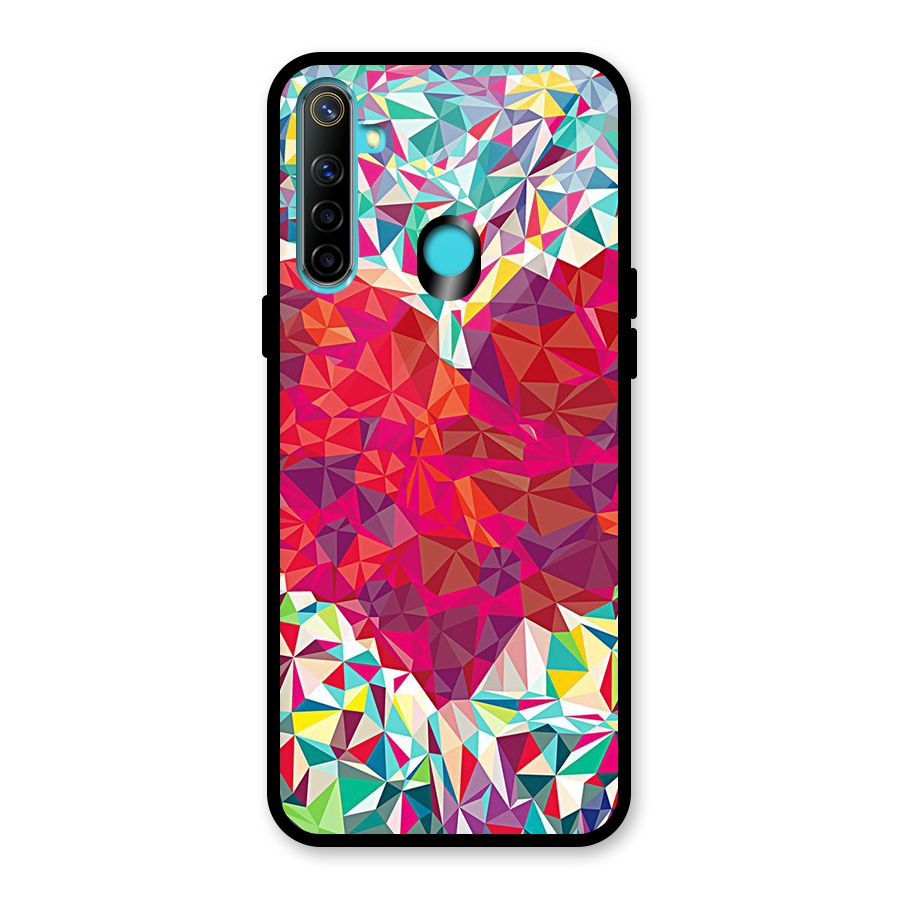 Scrumbled Heart Glass Back Case for Realme Narzo 10
