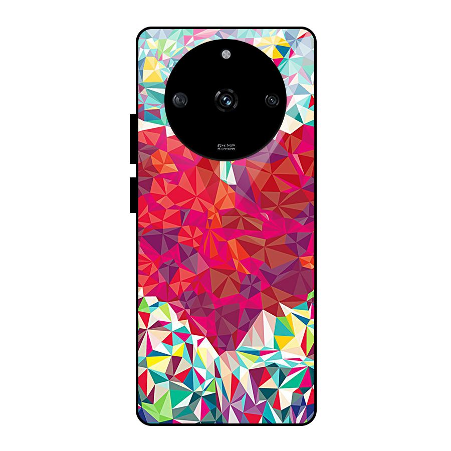 Scrumbled Heart Glass Back Case for Realme Narzo 60 5G