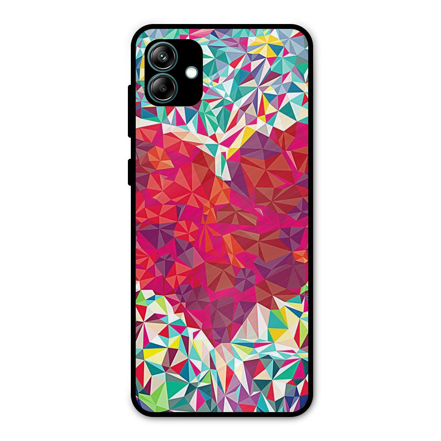 Scrumbled Heart Metal Back Case for Galaxy A04