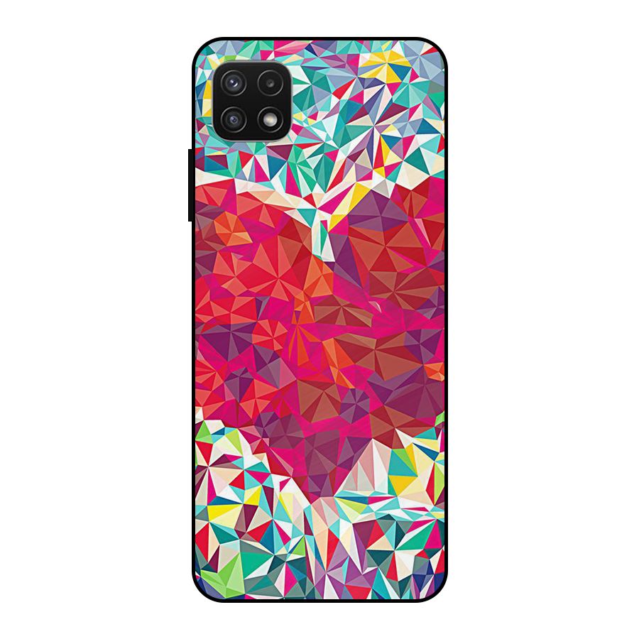 Scrumbled Heart Metal Back Case for Galaxy A22 5G