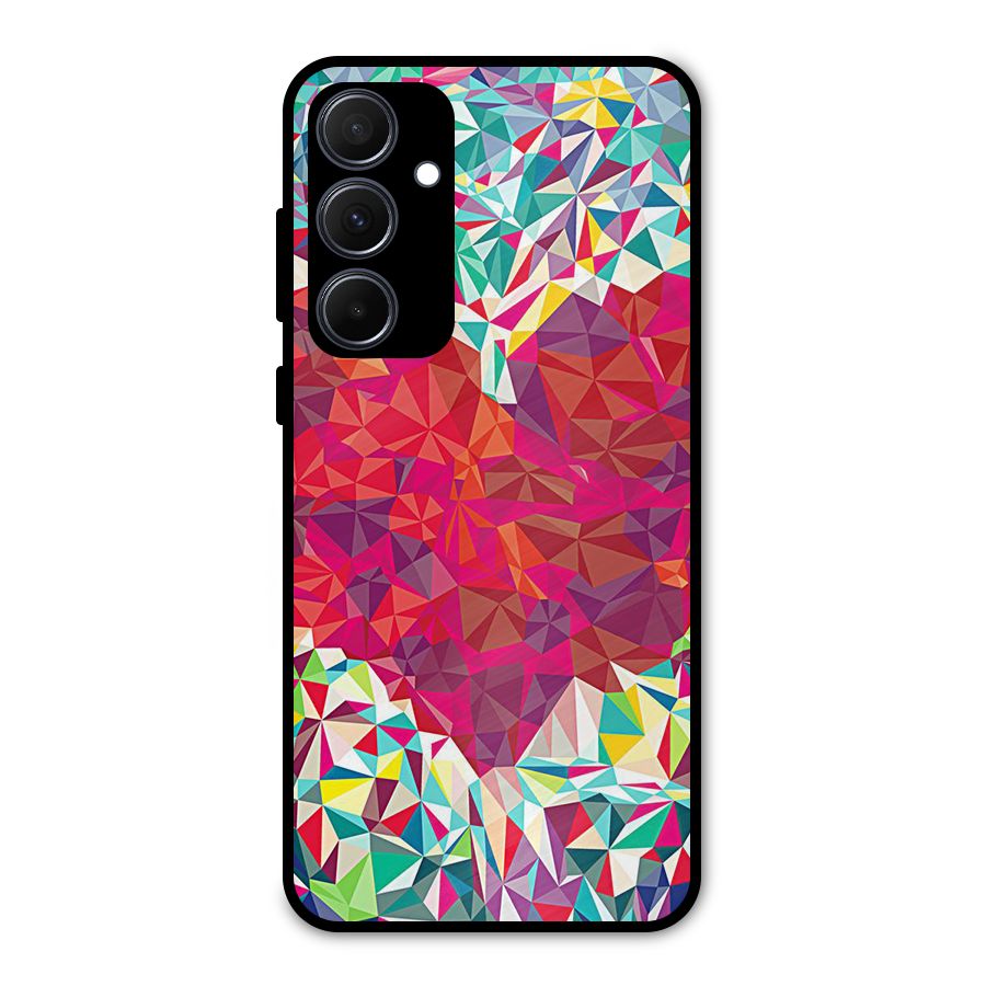 Scrumbled Heart Metal Back Case for Galaxy A35