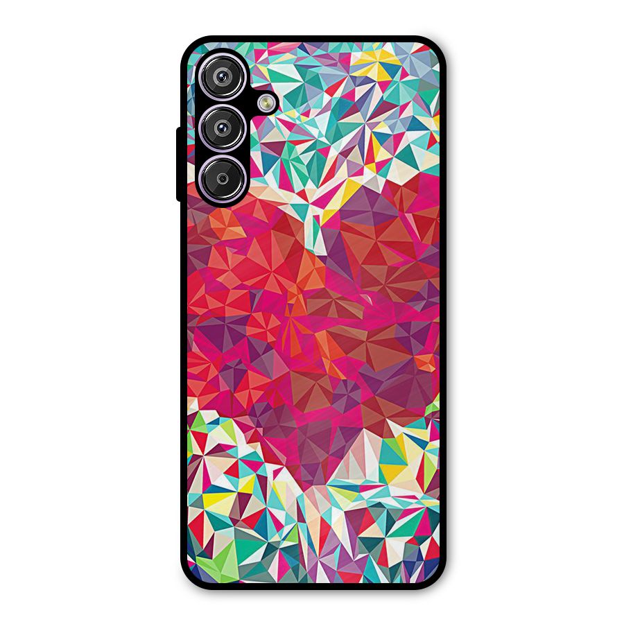Scrumbled Heart Metal Back Case for Galaxy F15