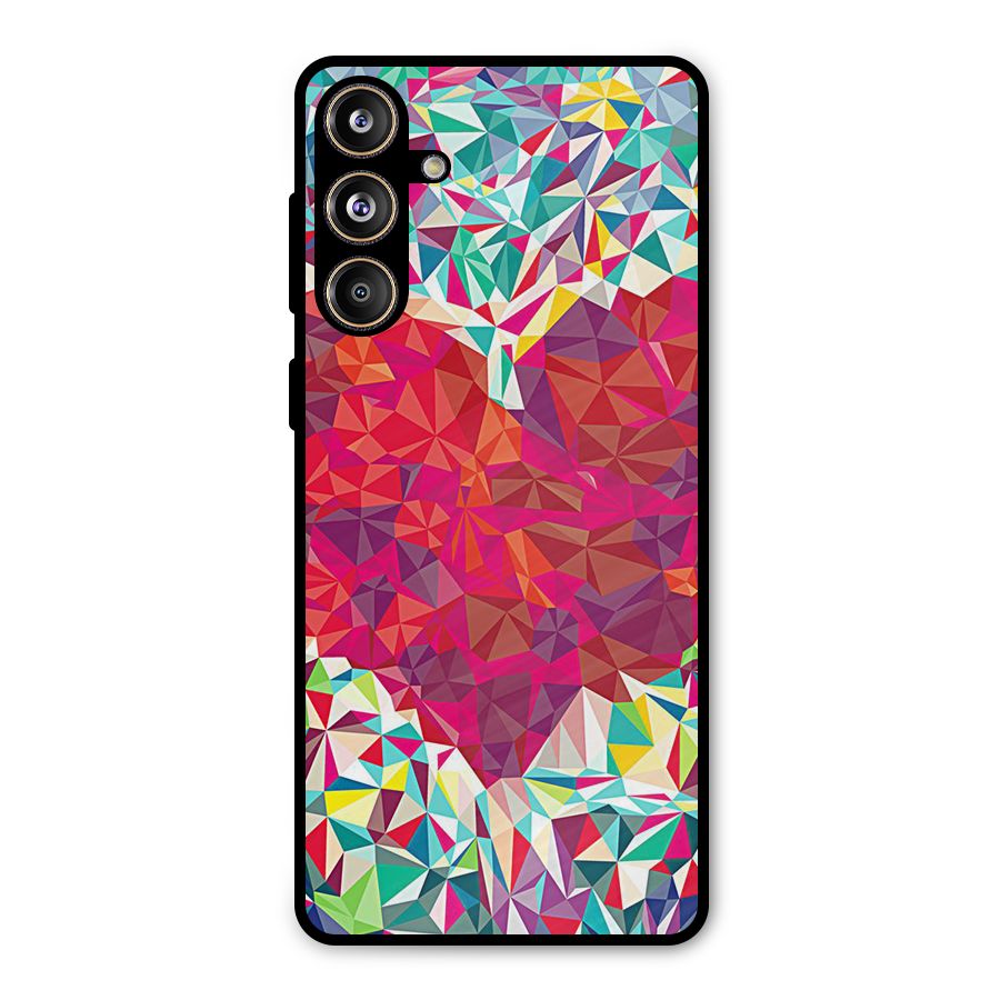 Scrumbled Heart Metal Back Case for Galaxy F55