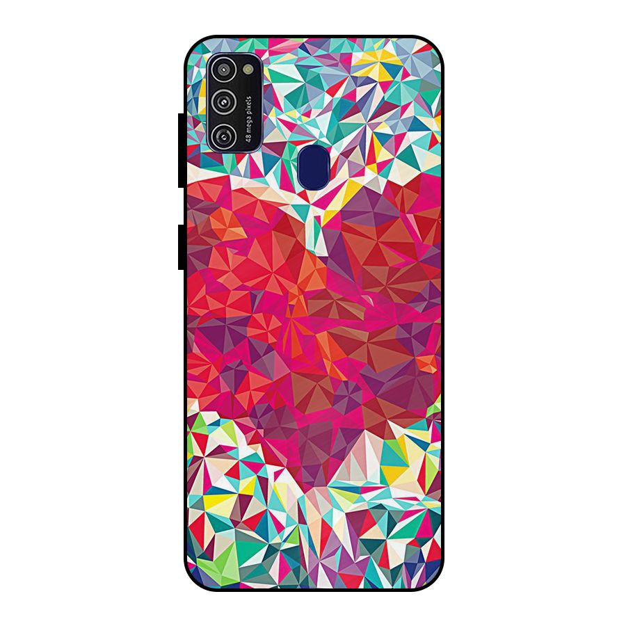 Scrumbled Heart Metal Back Case for Galaxy M30s
