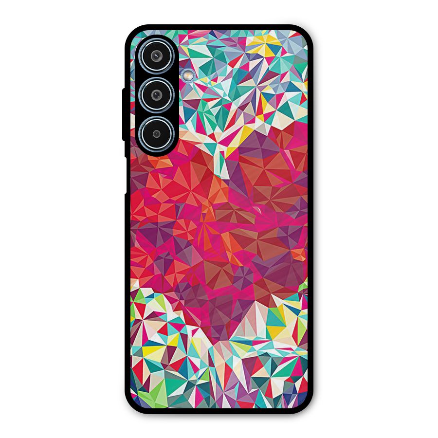 Scrumbled Heart Metal Back Case for Galaxy M35