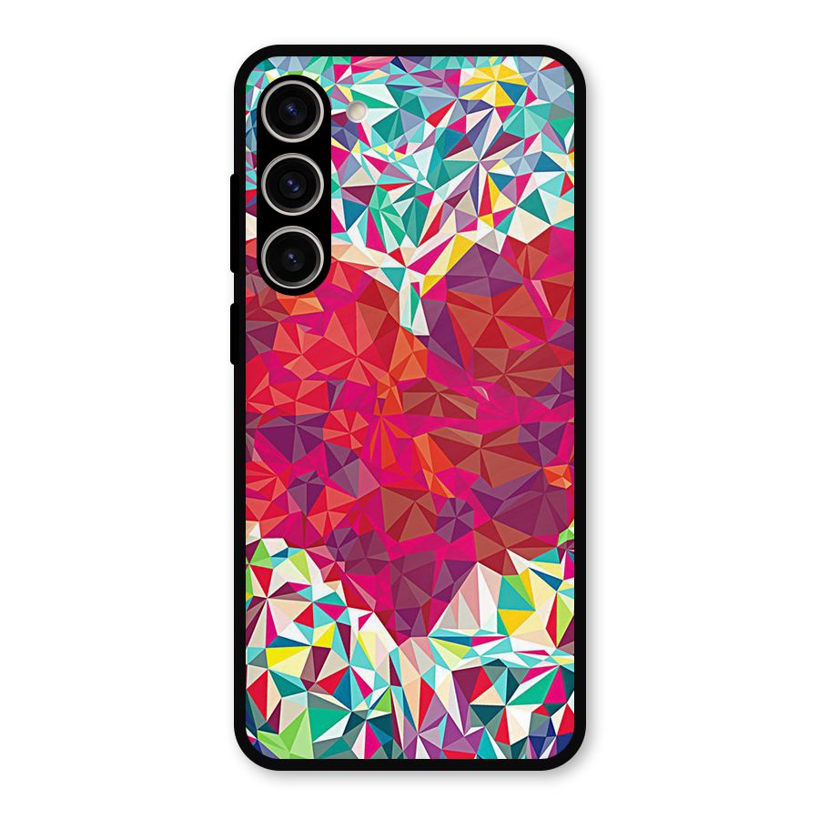 Scrumbled Heart Metal Back Case for Galaxy S23 Plus