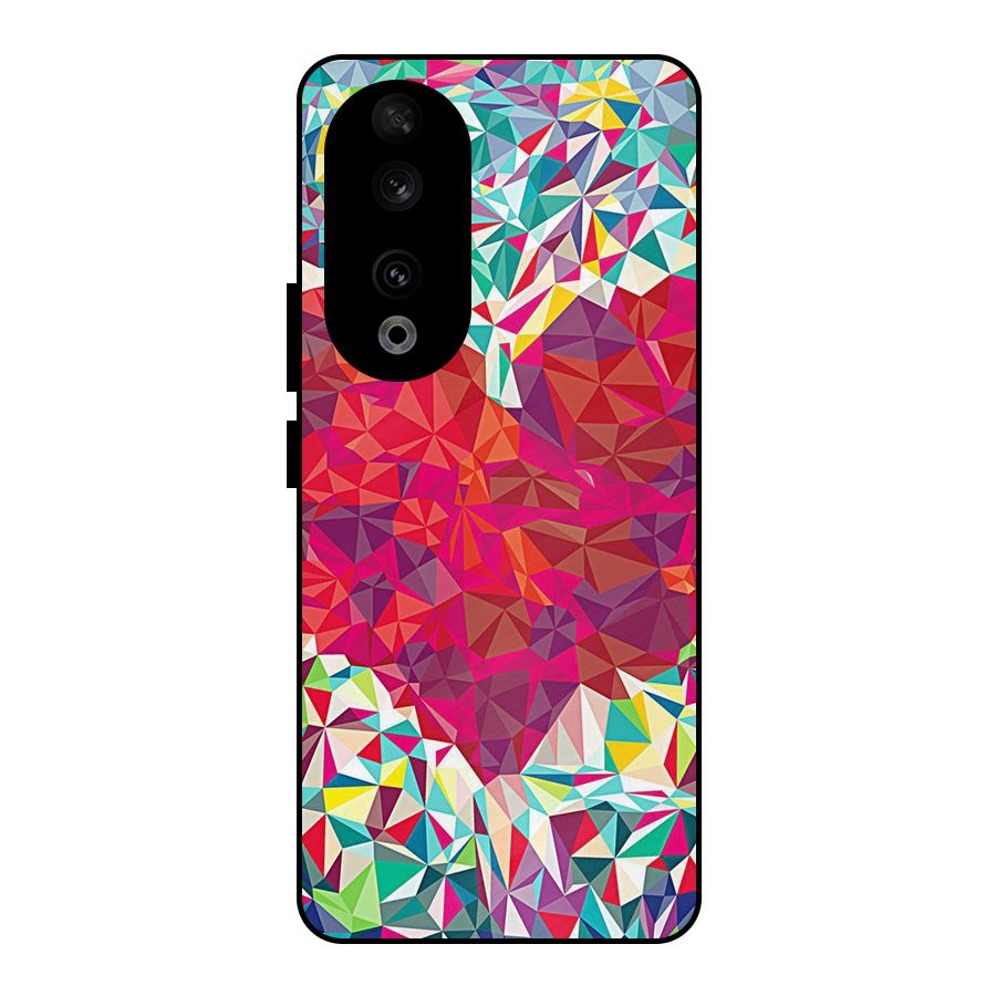 Scrumbled Heart Metal Back Case for Honor 90