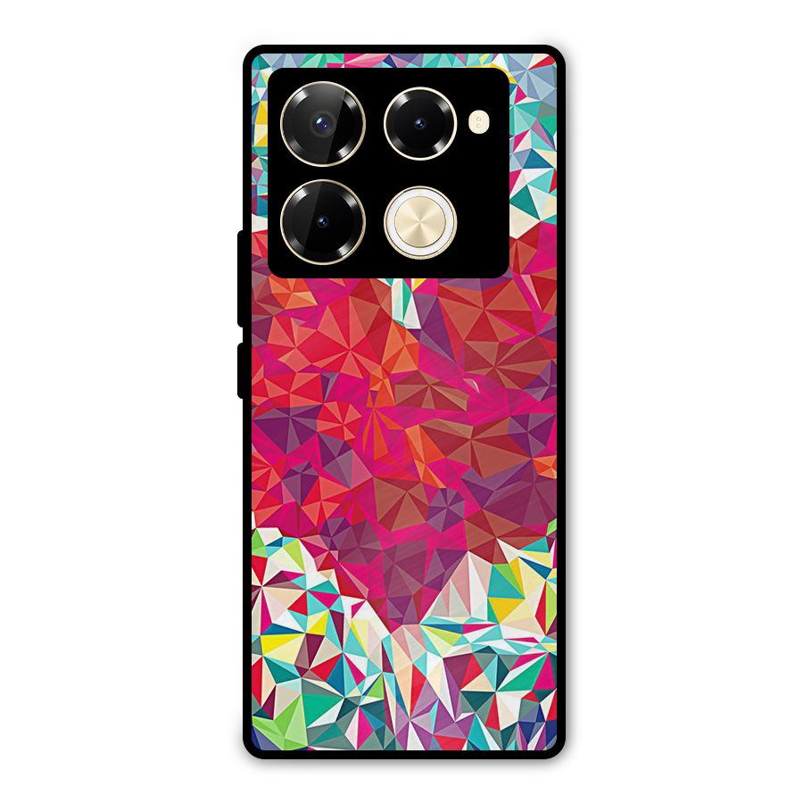 Scrumbled Heart Metal Back Case for Infinix Note 40 Pro Plus