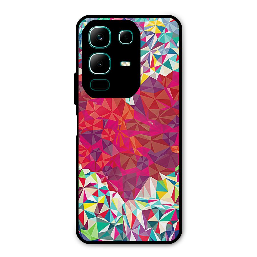 Scrumbled Heart Metal Back Case for Infinix Note 50x