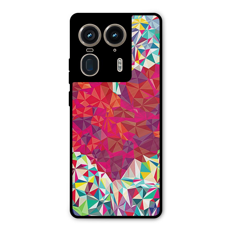 Scrumbled Heart Metal Back Case for Motorola Edge 50 Ultra