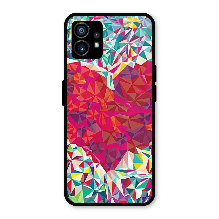 Scrumbled Heart Metal Back Case for Nothing Phone 1