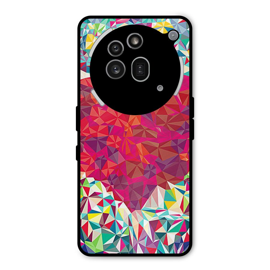 Scrumbled Heart Metal Back Case for Nothing Phone 3a Pro