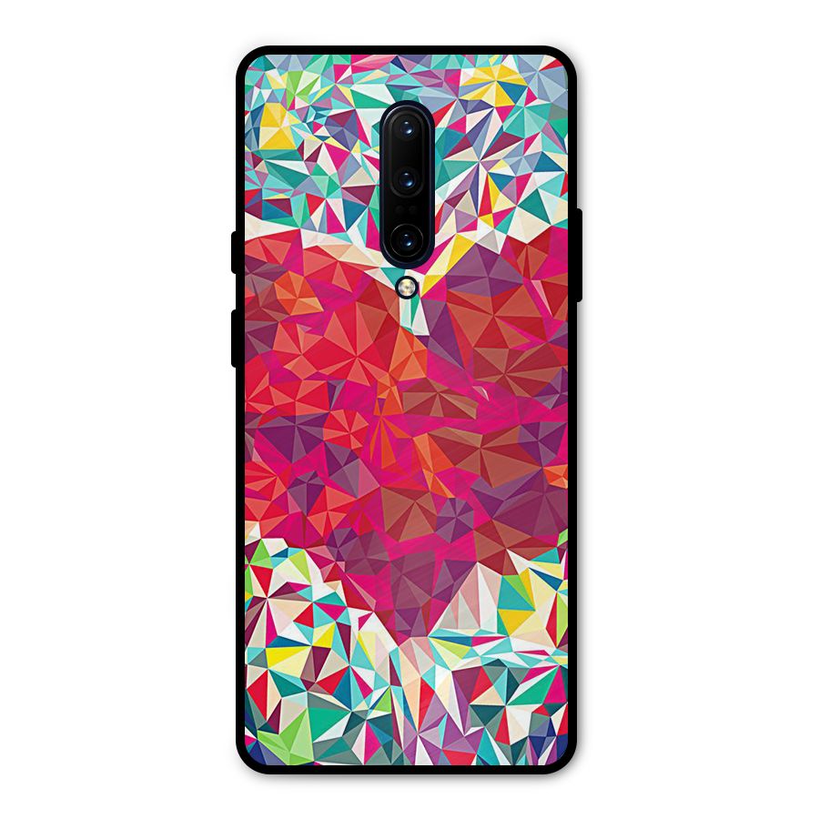 Scrumbled Heart Metal Back Case for OnePlus 7 Pro